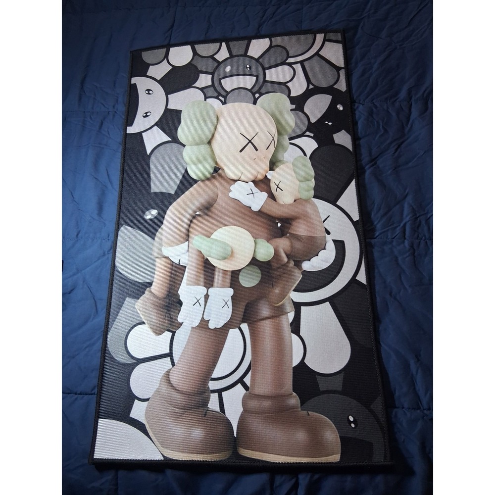 Kaws: First Companion Custom Collector's  Rug-22"x31.5"‎